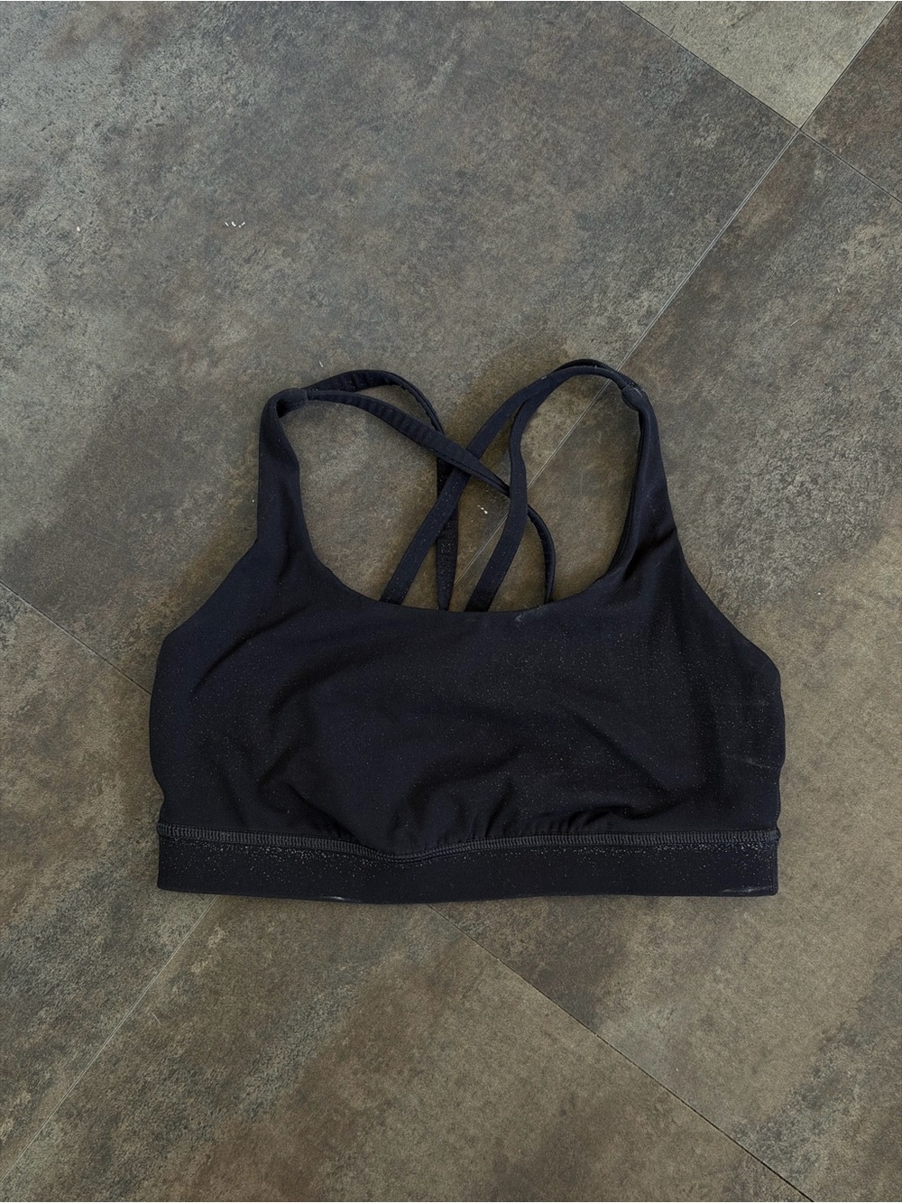 lululemon athletica Black Strappy Sports Bra